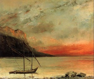 Tramonto sul lago Leman (1874)
